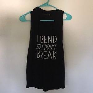 I Bend So I Don’t Break Tank